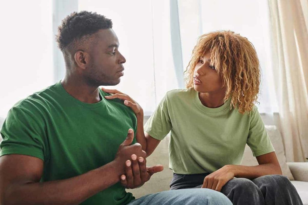 young adults having a discussion